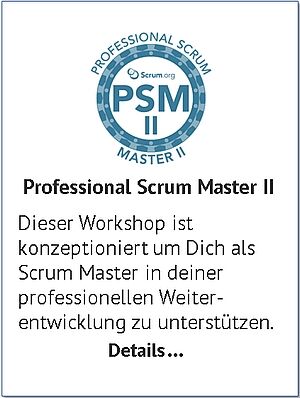 Dieser Workshop ist konzeptioniert um Dich als Scrum Master in deiner professionellen Weiter-entwicklung zu unterstützen.